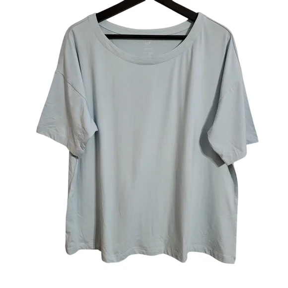 J. Jill Tees Short Sleeve Elbow Length Lot of 2 Blue and Gray Size XL Petite - Picture 5 of 7